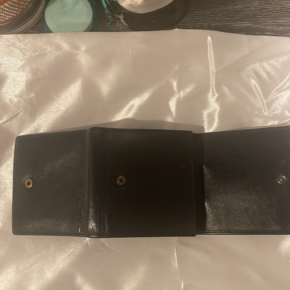Christian Dior EUC Vntg Ballet Corset Bifold Black Leather Compact Wallet (W138) - Picture 13 of 13